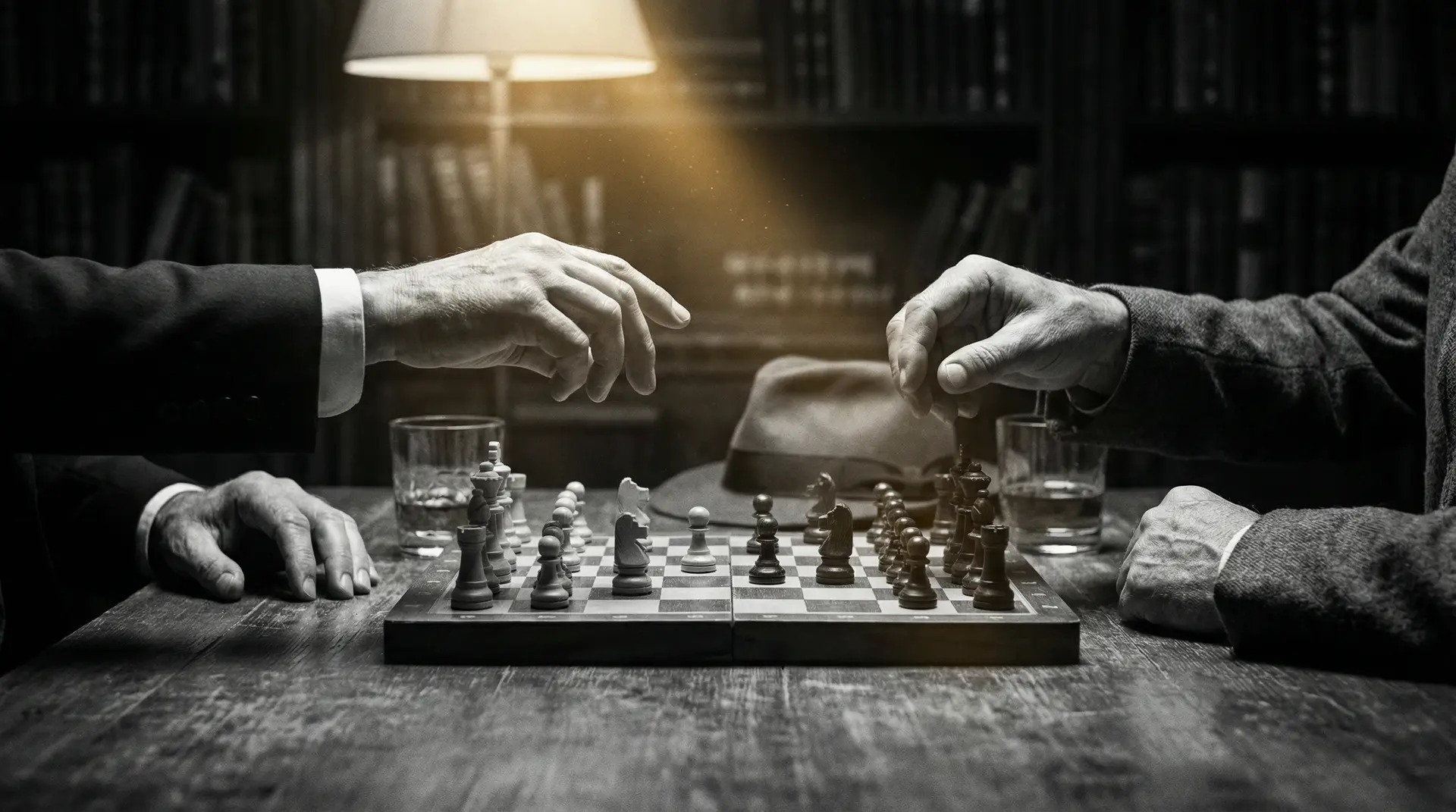 818电影 艺术探索系列 - 非线性叙事，棋盘上的对弈象征命运的交错